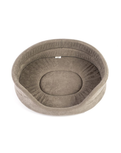 FERA Hundebett oval grau L 66x55x17 cm