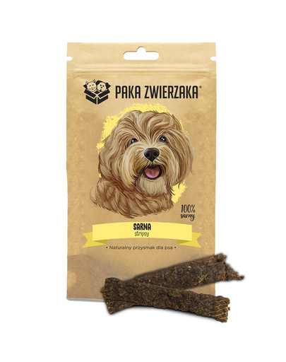 PAKA ZWIERZAKA Strips 100% Reh 70g