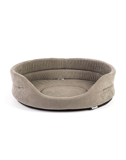 FERA Hundebett oval grau S 53x44x16 cm