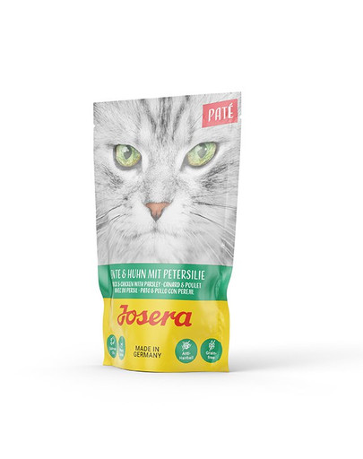 JOSERA Pate Ente und Huhn mit Petersilie 16 x 85 g