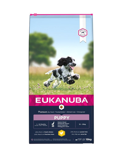 EUKANUBA Growing Puppy Medium Breeds Chicken 15 kg