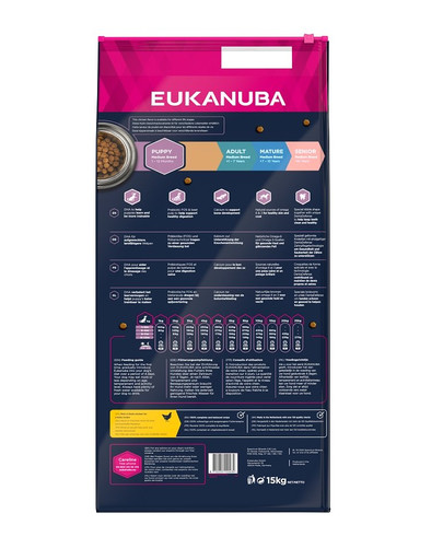 EUKANUBA Growing Puppy Medium Breeds Chicken 15 kg