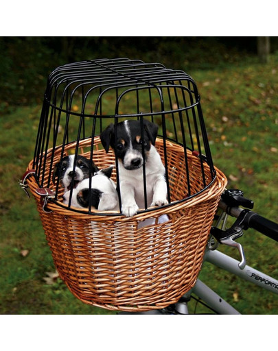 TRIXIE Weidenkorb für Fahrrad