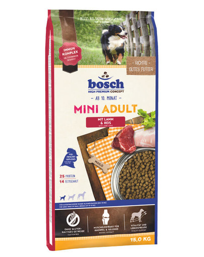 BOSCH  Mini Adult Lamm & Reis 15 kg