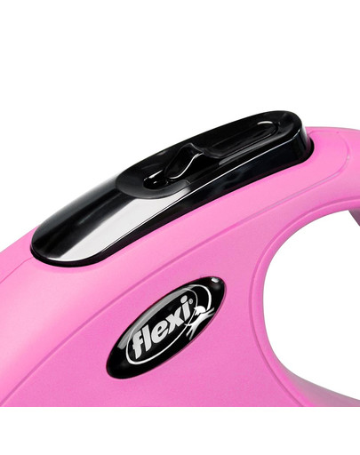FLEXI-Automatikleine NEW CLASSIC M 5m rosa Band