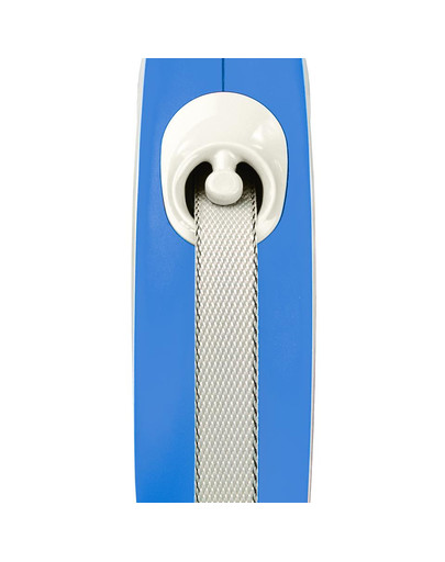 FLEXI New Comfort M 5m Gurt Roll-Leine blau