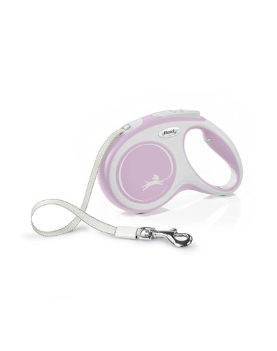 FLEXI New Comfort M Gurtleine 5 m Rosa