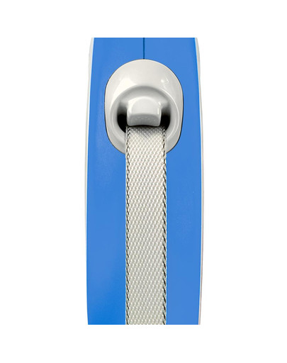 FLEXI New Comfort S Gurt Roll-Leine 5 m blau
