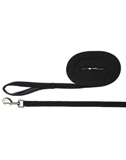 TRIXIE Schleppleine, Gurtband 5m/20mm schwarz