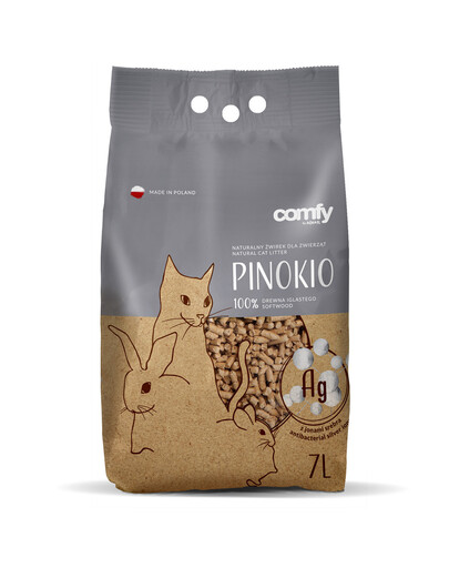 COMFY Pinokio Silver Guard Holzstreu 21 L (3x7 L)