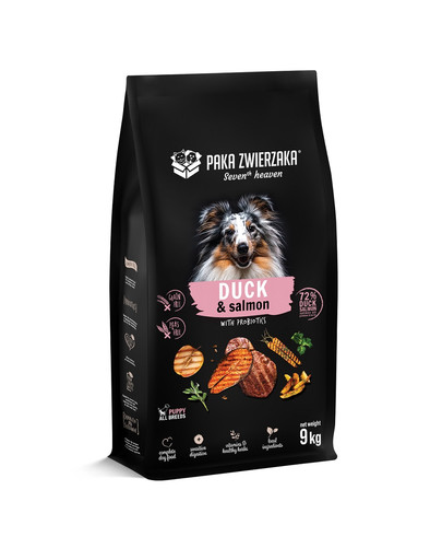 PAKA ZWIERZAKA Seven’th Heaven Duck & salmon Puppy 9 kg Ente und Lachs 9kg