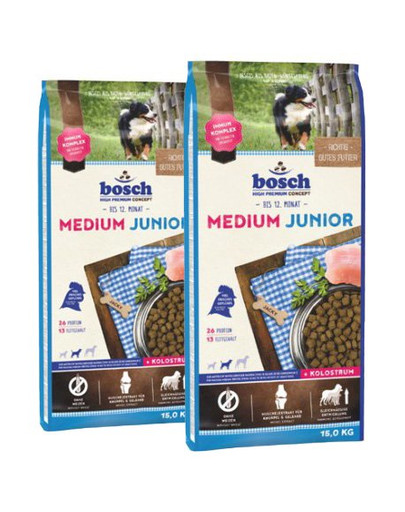BOSCH Medium Junior 30 kg (2 x 15 kg)