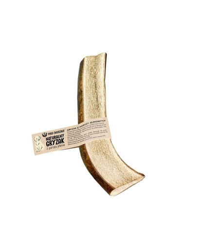PAKA ZWIERZAKA Hirschgeweih für Hund kauen Soft M 12 cm