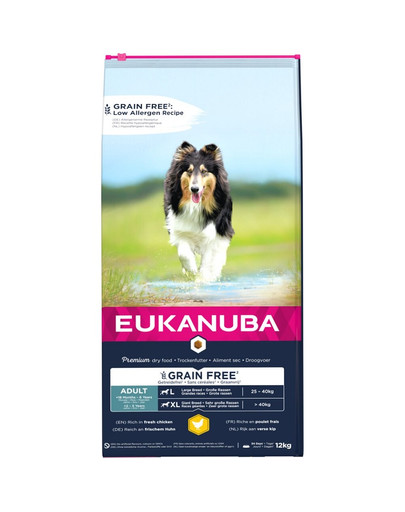 EUKANUBA Adult Grain Free L Große Rassen 12 kg