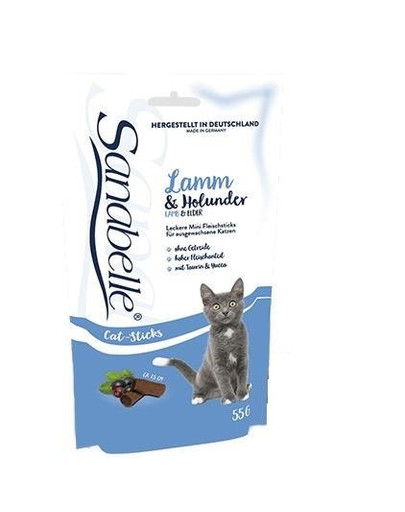 SANABELLE Sticks Lamm & Holunder 55 g