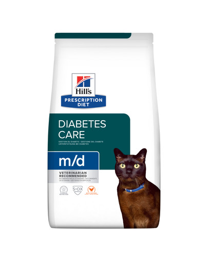 HILL'S Prescription Diet M/D Diabetes Feline With Chicken 3 kg