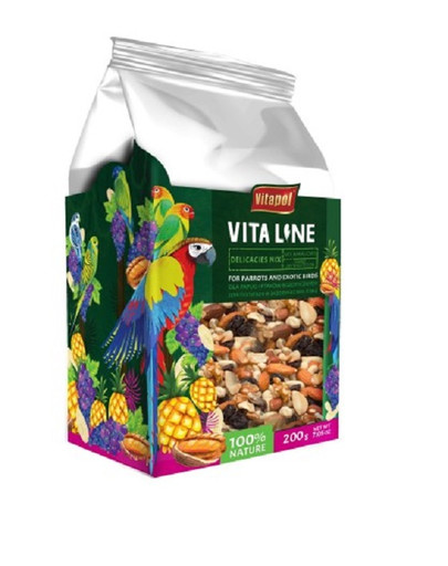 VITAPOL Nussmischung für Papageien und exotische Vögel 200g