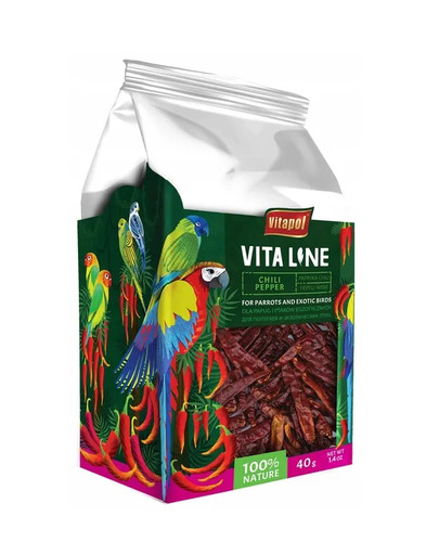 VITAPOL Chilischoten für Papageien 40g