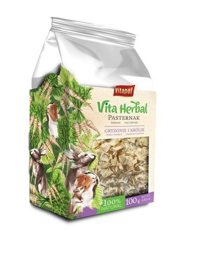 VITAPOL VITAHERBAL Kräutergemüsesnack für Nager und Kaninchen 100 g