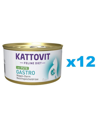 KATTOVIT Feline Diet Gastro Pute 12 x 85 g
