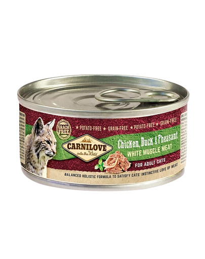 CARNILOVE Cat chicken & pheasant 24 x 100 g