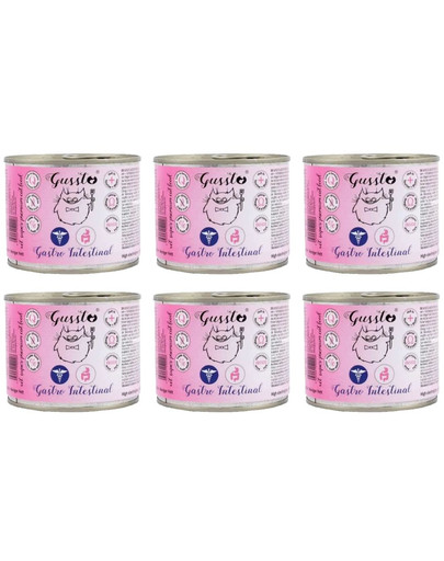 GUSSTO Vet Gastro Intestinal 6x200 g