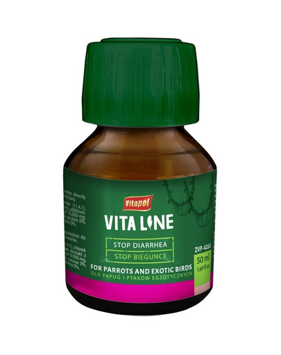 VITAPOL Stop Diarrhöe Präparat für exotische Vögel 50ml