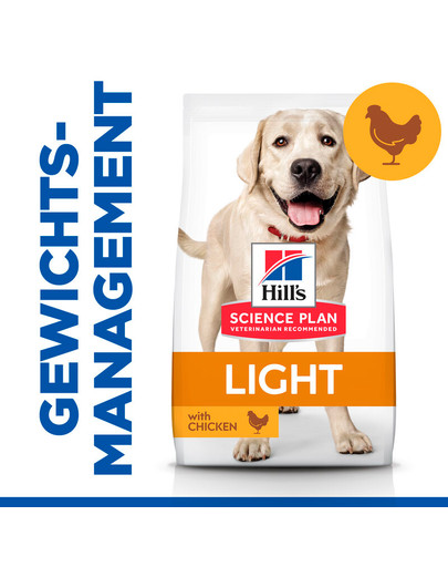 HILL'S Science Plan Adult Light Large breed Trockenfutter mit Huhn 14 kg