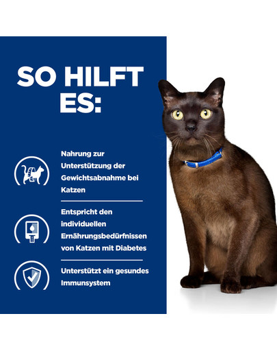 HILL'S Prescription Diet M/D Diabetes Feline With Chicken 3 kg