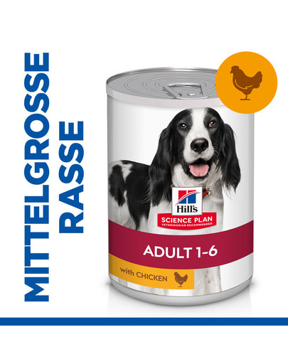 HILL'S Science Plan Canine Adult Chicken 370 g für erwachsene Hunde mit Huhn