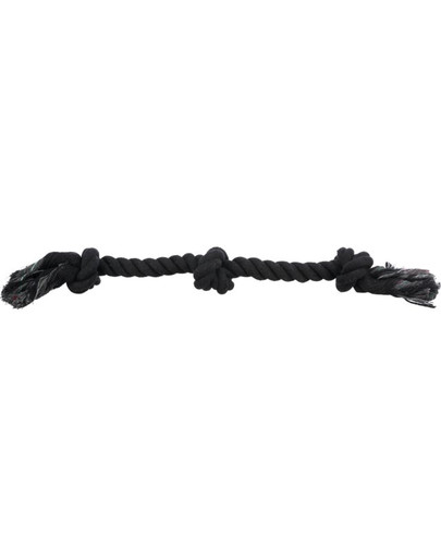 TRIXIE Hundeleine mit Knoten 70 cm schwarz