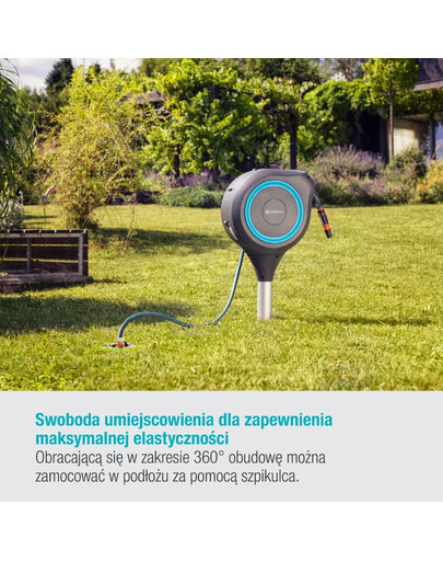 GARDENA Garten-Schlauchbox RollUp M, 20 Meter, Schlauchtrommel