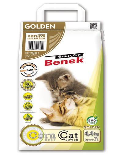 BENEK Super Corn Cat Golden 7 l 4,4 kg