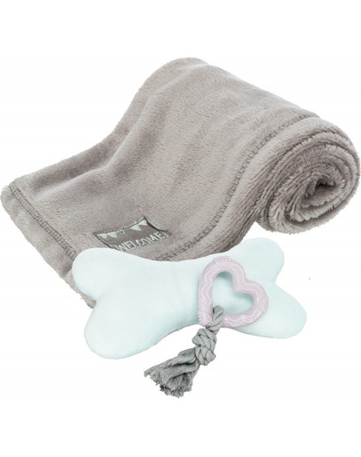 TRIXIE Welpen-Set (Decke, 2 Spielzeuge)