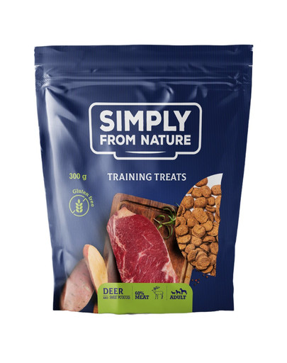 SIMPLY FROM NATURE Training Treats with deer Trainingsleckerli mit Hirschfleisch 300g