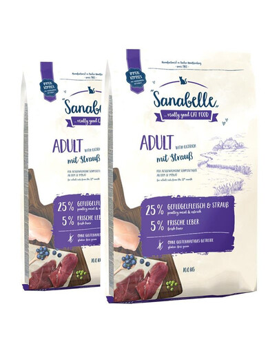 SANABELLE ADULT Strauß 20 kg (2 x 10 kg)