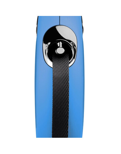 FLEXI New Classic Leine Größe M Gurt / bis zu 25 kg 5 m blau