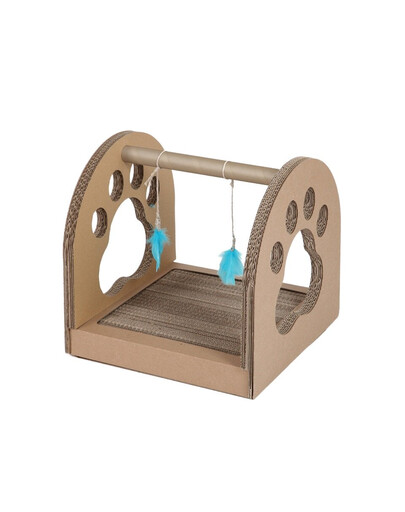 CARTON+ PETS Spielzeug mit Kratzbaum für Katze Fun Park