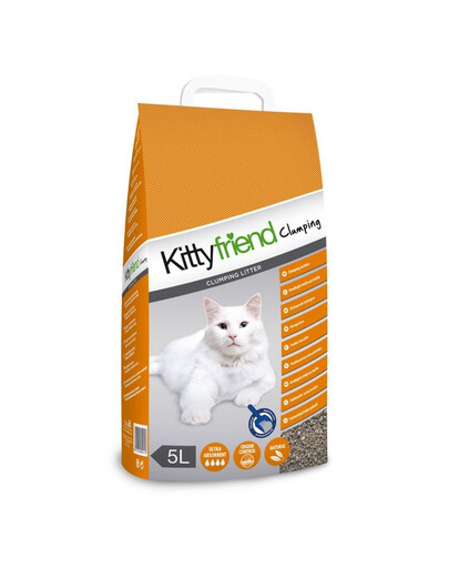 SANICAT Kittyfriend Clumping 5 l Bentonitsplitt