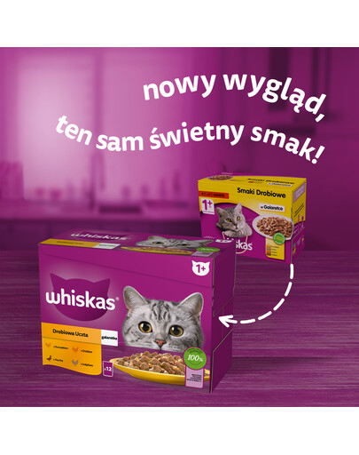 WHISKAS Junior 28x85g Nassfutter für Kätzchen mit Huhn in Gelee