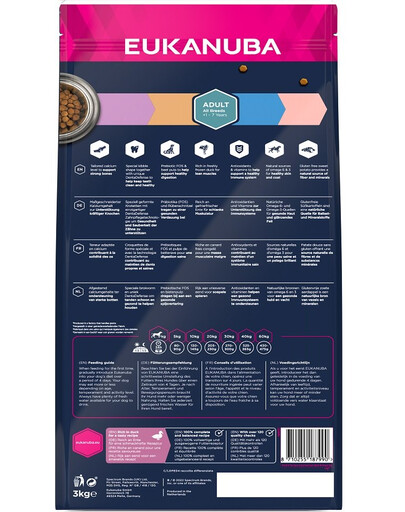 EUKANUBA Grain Free S-XL Adult Ente 3 kg für erwachsene Hunde