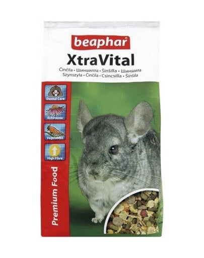 BEAPHAR XtraVital Chinchilla Chinchillafutter 1 kg