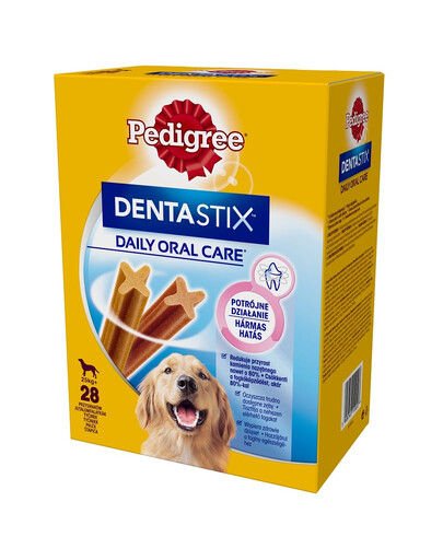 PEDIGREE DentaStix (große Rassen) Zahnsnack für Hunde 112 Stk. - 16x 270g