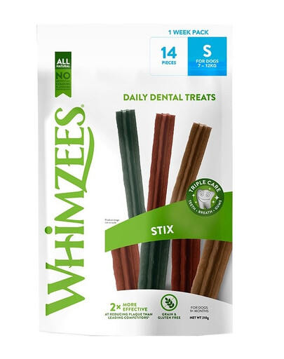 WHIMZEES 2 Week Pack Stix S Zahnstocher 14 Stück