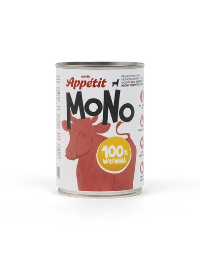 COMFY APPETIT MONO Monoproteinowa karma z wołowiną 400 g
