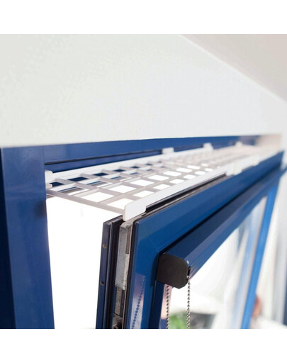 TRIXIE Fensterschutzgitter, oben/unten, 75-125 × 16 cm