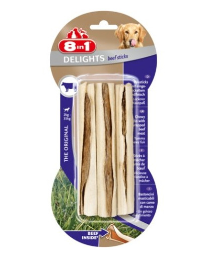 8in1 Beef Delights Kausticks mit Rindfleisch 3 Stück