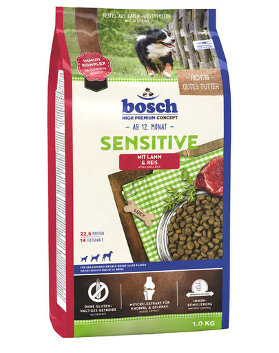 BOSCH Sensitive mit Lamm & Reis 1 kg