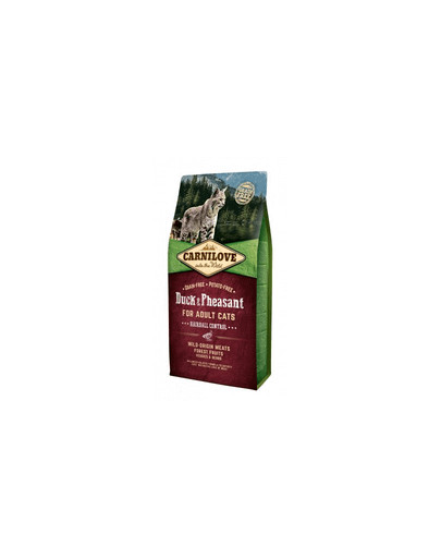 CARNILOVE Cat Hairball Control Duck & Pheasant 2kg