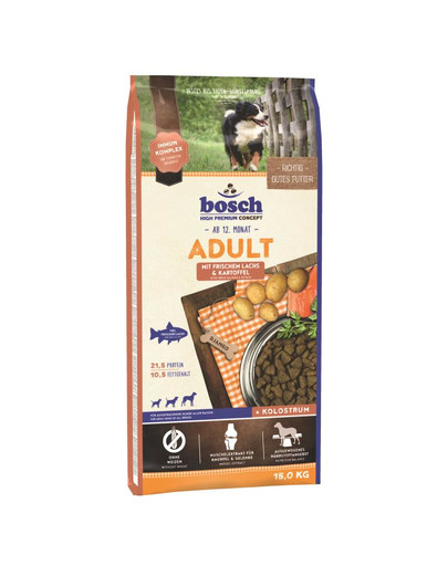 BOSCH Adult mit frischem Lachs & Kartoffel 15 kg